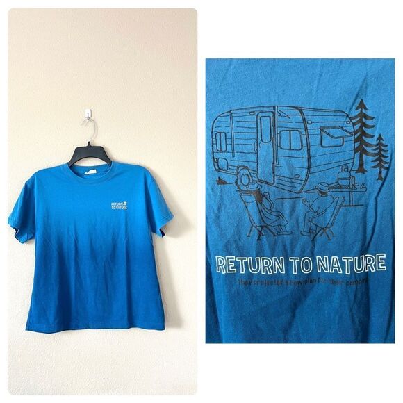 Ecolier Kid’s Camping “Return to Nature” Shirt - Picture 1 of 6